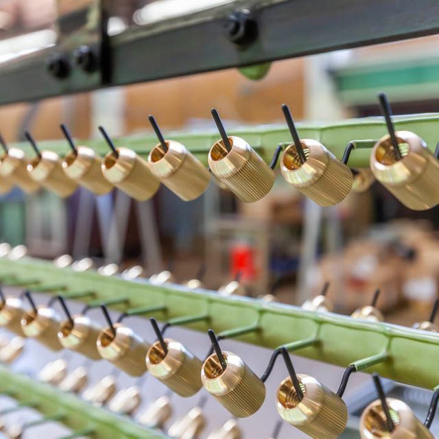 Lücke Metallveredelung - Impressionen Produktionshalle